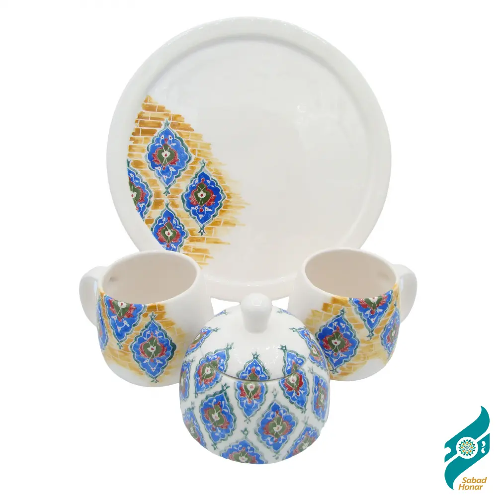 سرویس چای خوری سرامیکی کاشی حرم